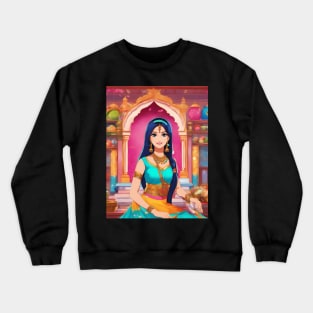 Sari Wear Anime Crewneck Sweatshirt